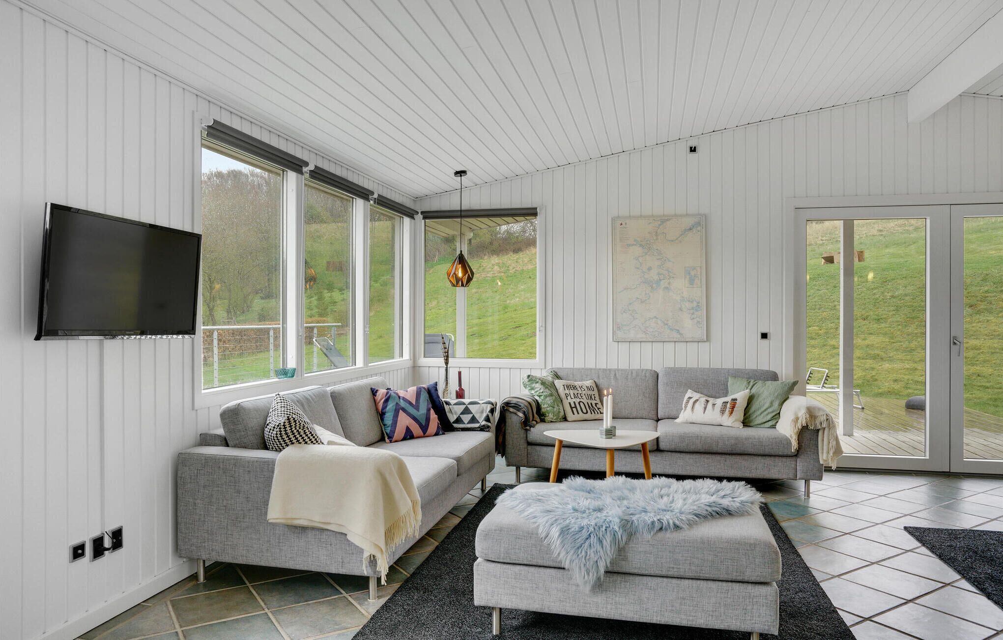 TV connectée, cheminée