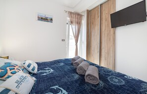 3 soverom, strykejern/-brett, reiseseng for barn og wi-fi (inkludert)