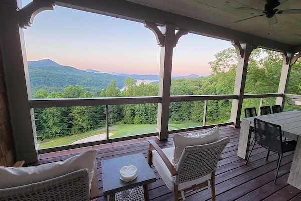 Deck off Main Floor with oversized Weber grill