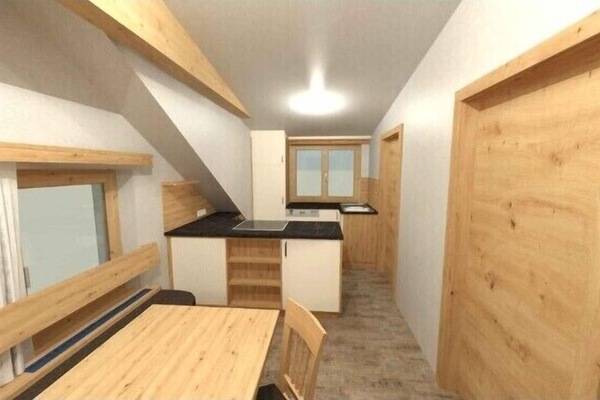 Stallgucker - Wohnung 2-Blick in die neue Küche