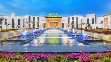 Voorkant van accommodatie