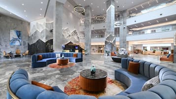 Sala de estar en el lobby
