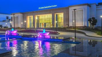 Voorkant van accommodatie