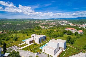 Aerial view - Villa Adoral (Labin)
