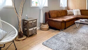 Apartment, 2 Bedrooms, Smoking, Sauna | Living area | TV - BnB Apartment 1 Nice & Cozy"central 2 Rooms by Berti (Stavanger)