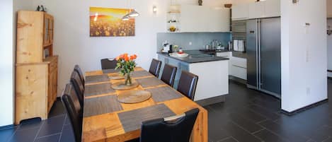 Appartement, 3 chambres, accessible aux personnes à mobilité réduite, fumeurs | Restauration