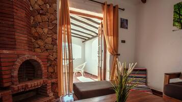 Room, 1 Bedroom, Accessible, Fireplace | View from property