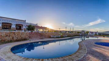 Bungalow, 1 Bedroom, Accessible, Fireplace | Pool | Indoor pool