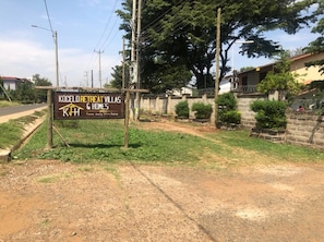 Entrada de la propiedad