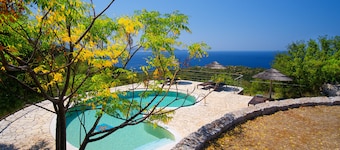Stone Cottages, Elia sea view-shared pool