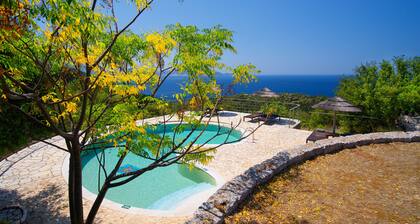 Stone Cottages, Elia sea view-shared pool