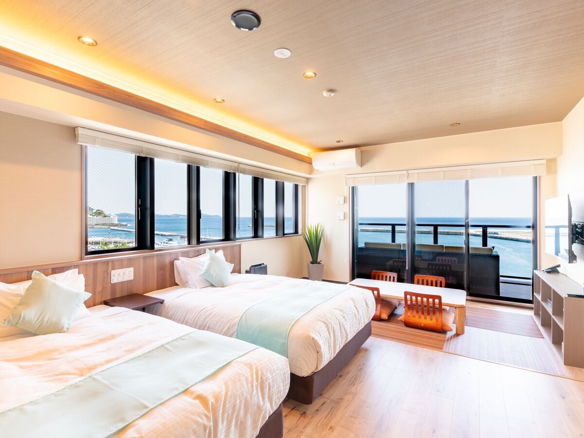 Executive Ocean Suite with Open Air Bath | In-room safe, individually decorated, free WiFi, bed sheets