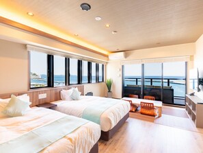 Executive Ocean Suite with Open Air Bath | In-room safe, individually decorated, free WiFi, bed sheets - LiVEMAX Resort Atami Ocean (Atami)