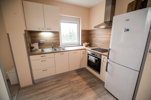 Apartment (One bedroom apartment) | Private kitchen | Fridge