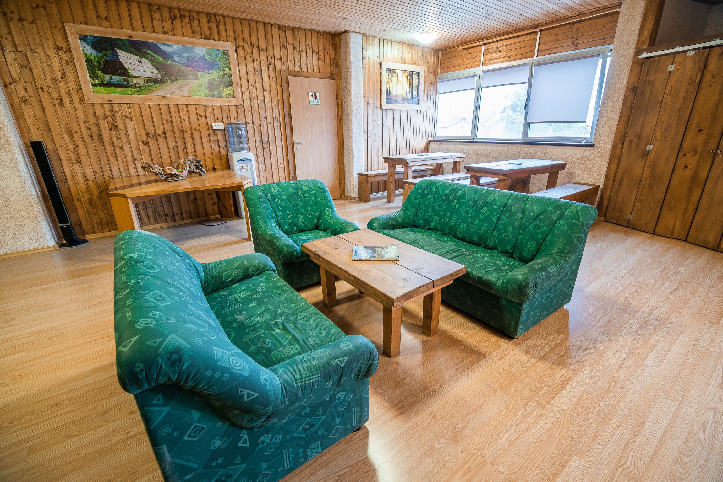 Sala de estar en el lobby