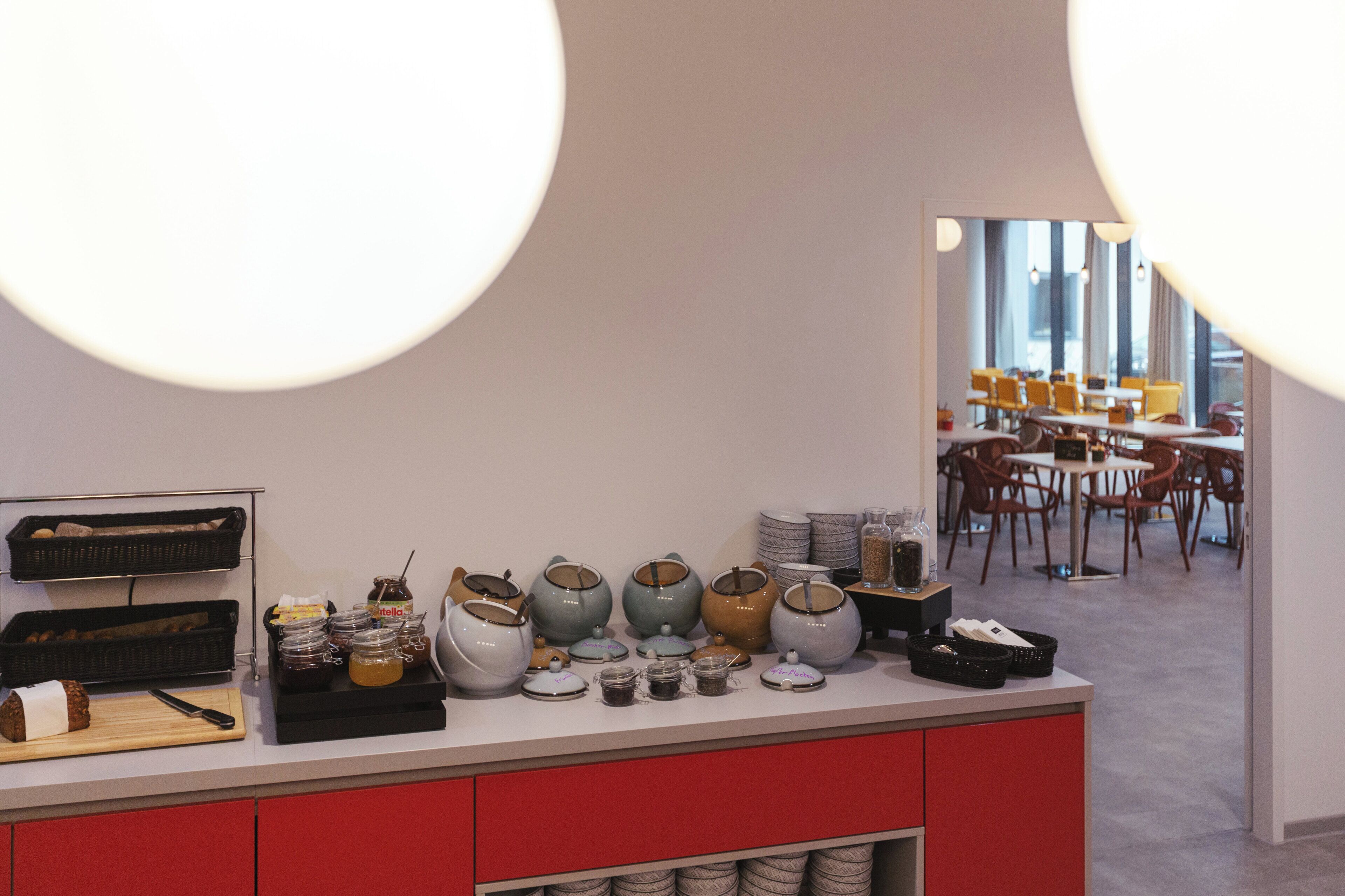 Buffet déjeuner servi tous les jours en supplément