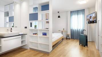Espace de travail pour ordinateur portable, rideaux occultants