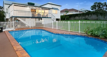 Huge back yard pool for the whole family to enjoy