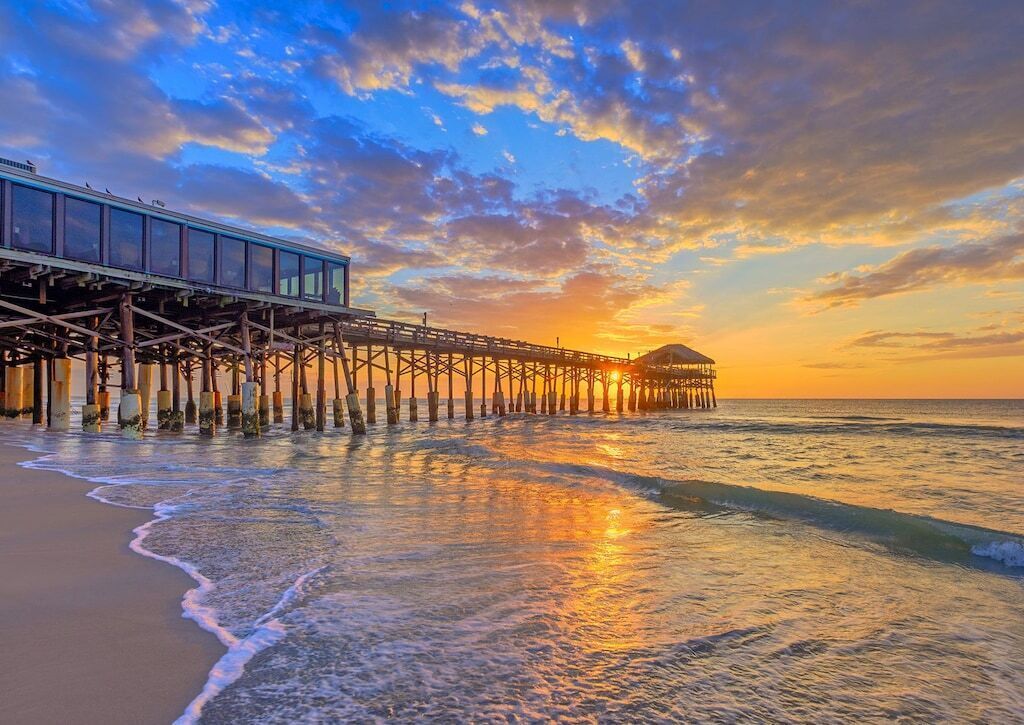 On the beach, sun-loungers, beach towels