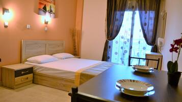 1 bedroom, in-room safe, blackout drapes, iron/ironing board