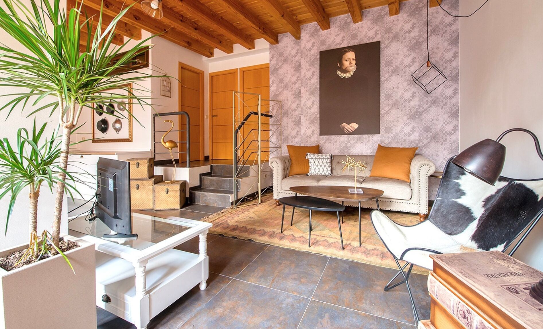 Een televisie en streamingdiensten