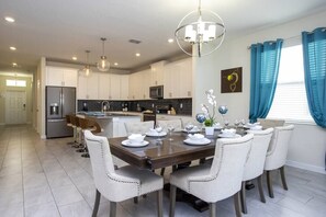 Dining - Vacation Home of your Dreams, 6 Bed 5 Bath Private Pool House, 1023ft Lazy River (Davenport)
