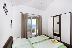 Apartment, 2 Queen Beds | 2 bedrooms, iron/ironing board, free WiFi, bed sheets - Luxury apt w Pool, 3 Balconies, Terrace & sea View (Omis)
