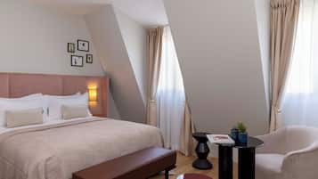 Executive Room | Premium bedding, pillowtop beds, minibar, in-room safe