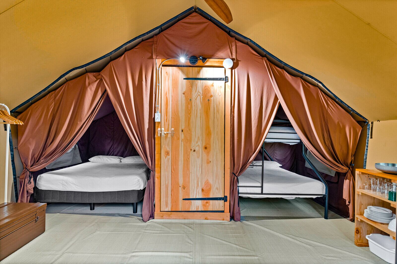 Family Tent | Individually furnished, bed sheets