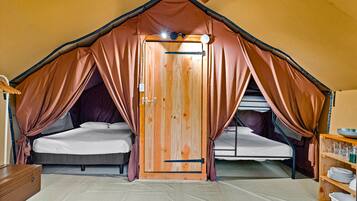 Family Tent | Individually furnished, bed sheets