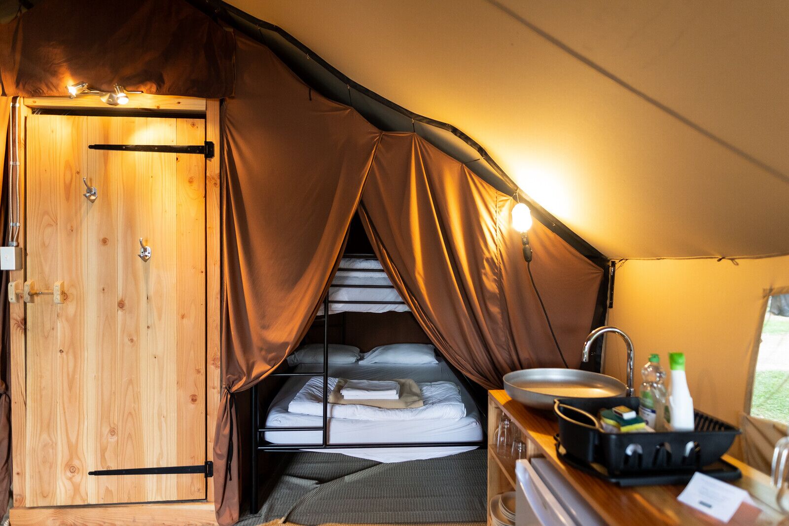 Family Tent | Individually furnished, bed sheets