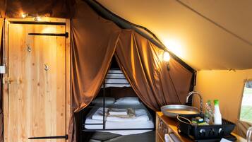 Family Tent | Individually furnished, bed sheets