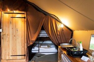 Family Tent | Individually furnished, bed sheets