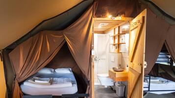 Family Tent | Individually furnished, bed sheets