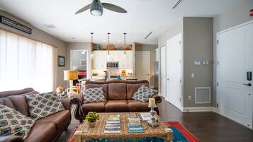 Smart TV, books, stereo, printers