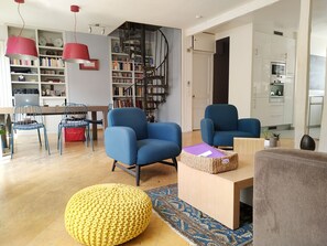 Interior - Charming family duplex in Paris 5th 95m2 + mezzanine (Paris)