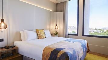 Sengetøy av topp kvalitet, Tempur-Pedic-senger og minibar