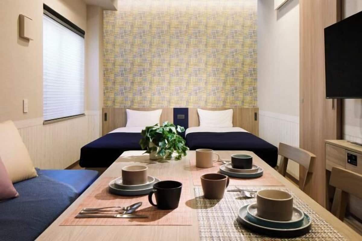 Down comforters, in-room safe, blackout drapes, iron/ironing board