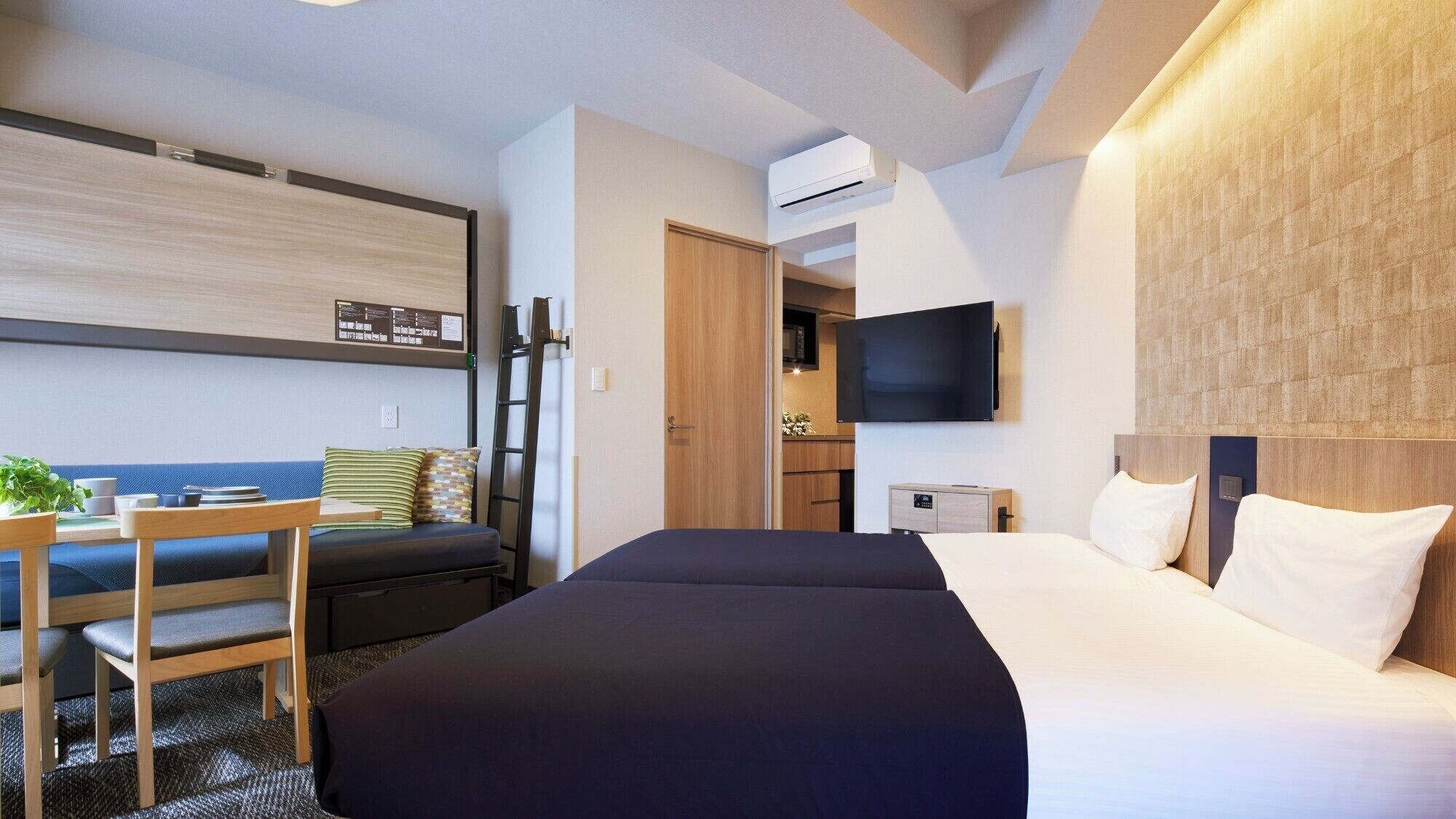 Standard Family Room (For 3-4 People), Non Smoking | Down comforters, in-room safe, blackout drapes, iron/ironing board