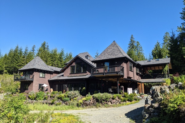 Lodge, our home, other side of lake. Full apt available. Separate VRBO listing.