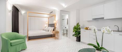 1 soverom, strykejern/-brett, reiseseng for barn og wi-fi (inkludert)