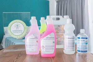 Dusche, Haartrockner, Bidet, Handtücher