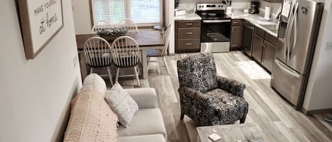 Smart-tv en een open haard