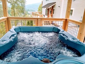 Bain à remous extérieur