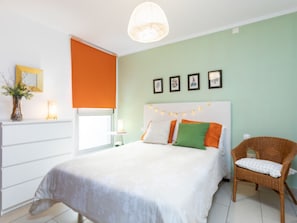2 chambres, fer et planche Ă repasser, Wi-Fi gratuit, draps fournis
