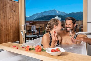 Property grounds - Apartment "Schwarzhorn": Mountain View, Infrared Sauna and Feestanding Bathtub (Deutschnofen)