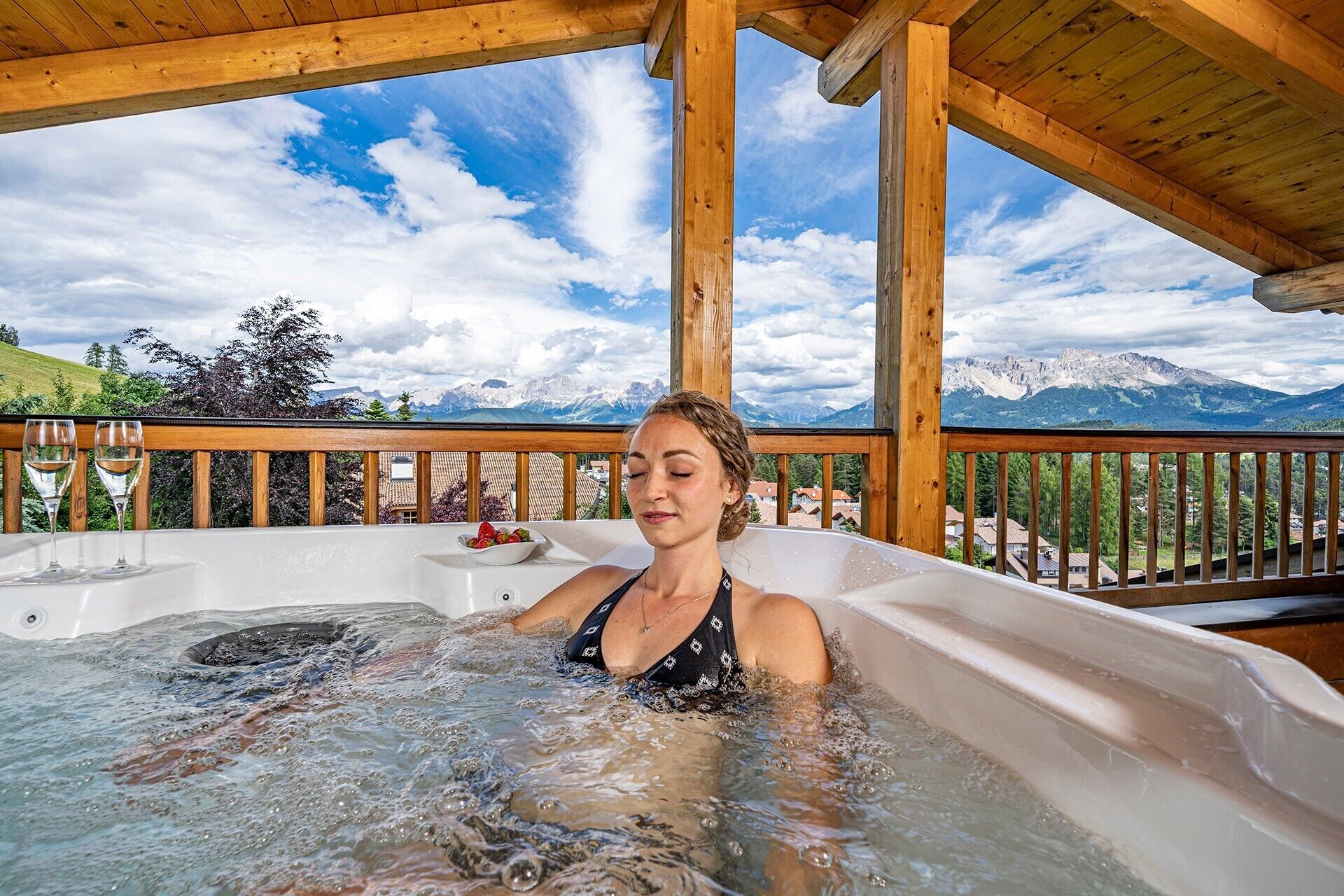 Bain à remous extérieur