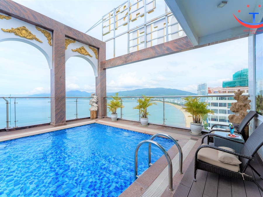 Outdoor pool, open 6:00 AM to 8:00 PM, sun loungers