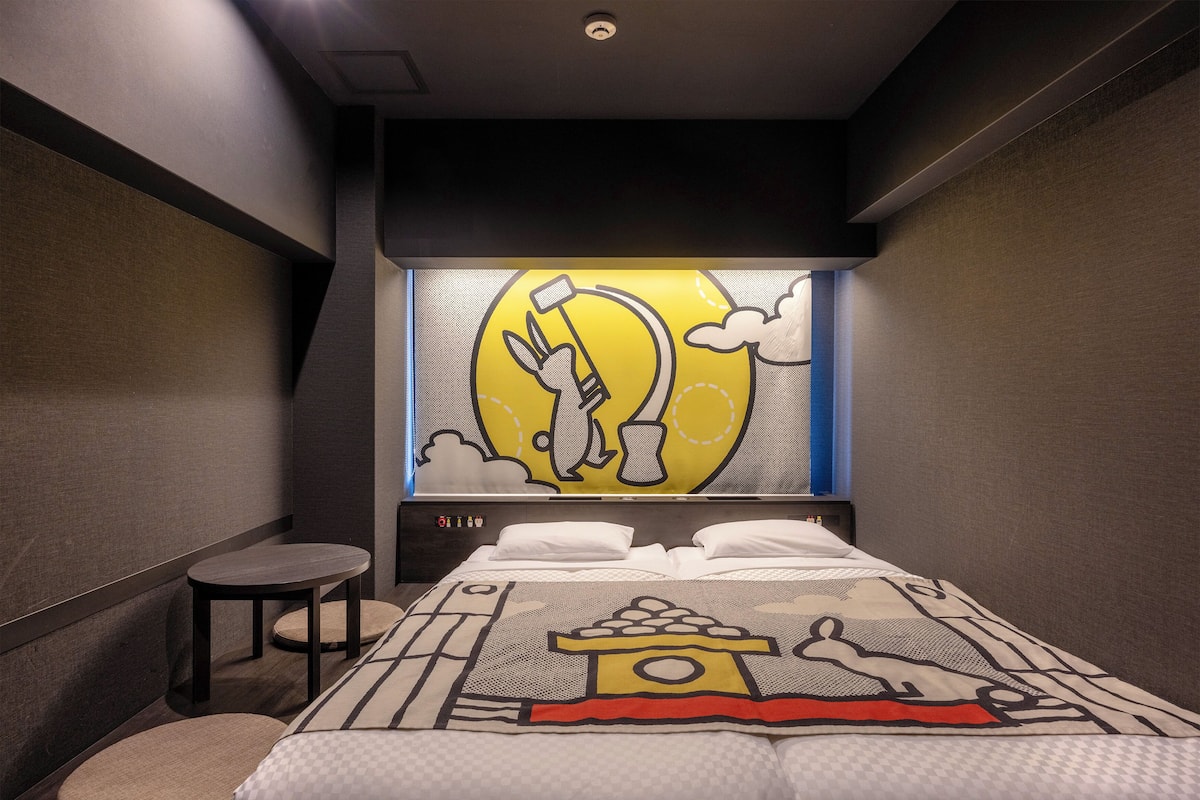 双床房, 无烟房 | 熨斗/熨板、免费 WiFi、特色装修、床单