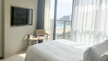 Premium bedding, pillow-top beds, individually decorated